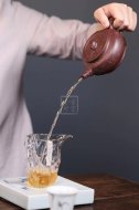 《金砂竹韵》宜兴紫砂壶纯手工底槽青，段泥泡茶壶