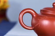 《掇只壶》宜兴紫砂壶掇只纯手工朱泥大红袍料掇只泡茶壶