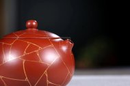《金丝西施》宜兴纯手工紫砂壶大红袍西施