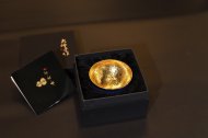 《鎏金杯》纯手工紫砂壶全手工宜兴瓷器茶壶花器