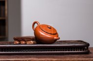 《桑扁》宜兴紫砂壶工艺美术师手工大红袍茶壶
