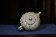 《南瓜》宜兴紫砂壶名家助理工艺美术师纯手工青灰段中壶茶具功夫泡茶壶家用南瓜套装