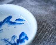 山水静心杯