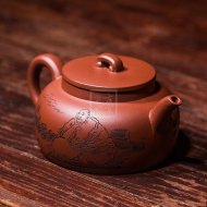 《如意神韵》茶具茶壶宜兴手工紫砂壶底槽青