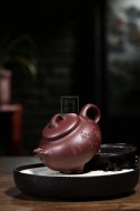 《八面威风》宜兴紫砂壶工艺美术师手工紫泥创新壶