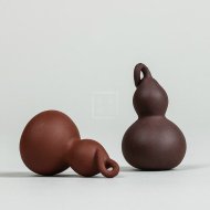 《手工七彩葫芦茶宠摆件》宜兴紫砂壶手工紫砂泡茶壶礼品