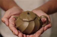 《璇玉》宜兴紫砂壶茶壶具全手工蟹壳青