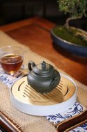 《心经笑樱》宜兴紫砂壶工艺美术师手工顶级民国绿泡茶壶礼品笑樱