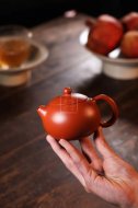《西施套组》宜兴小煤窑朱泥紫砂壶纯手工西施茶壶茶具