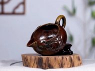 《柴烧分茶器主人杯》宜兴本山段泥（柴烧）紫砂壶纯手工茶壶茶具