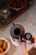 《霸王瓢》宜兴石瓢紫砂壶实力派名家手工茶壶黑铁砂紫砂壶