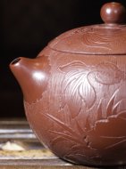 《荷韵西施》宜兴实力派名家手工紫砂壶西施全手工紫泥泡茶壶