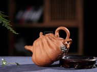 《南瓜》宜兴紫砂壶名家全手工泡茶壶高级工艺美术师大师降坡泥南瓜
