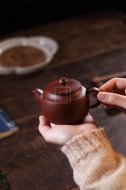 《玲珑》宜兴紫砂壶紫泥实力派名家全手工茶壶茶具