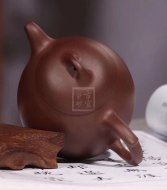 《秦权》紫砂壶纯手工秦权宜兴拼紫泥紫砂泥泡茶壶茶具