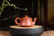 《曲壶》宜兴紫砂壶工艺美术师手工大红袍曲壶茶壶茶具
