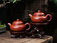 《百福仿古》宜兴紫砂壶手工助理工艺美术师大师收藏级茶壶大红袍