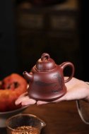 《古钟》宜兴紫砂壶工艺美术师纯手工钟形泡茶壶底槽青茶具
