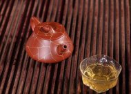 《金丝石瓢》宜兴紫砂壶工艺美术师手工大师大红袍泡茶器石瓢