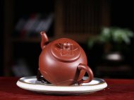 《绽放》宜兴紫砂壶宫灯紫砂泡茶壶底槽青手工高级工艺美术师紫砂茶具
