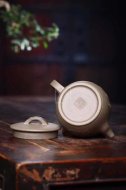 《泥绘汉瓦》宜兴紫砂壶工艺美术师手工青段泡茶壶茶具汉瓦