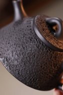 《霸王瓢》宜兴石瓢紫砂壶实力派名家手工茶壶黑铁砂紫砂壶