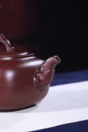 《清心雅逸》宜兴紫砂壶工艺美术师纯手工创新壶泡茶壶底槽青茶具