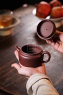 《德钟套组》宜兴紫砂壶德钟民间艺人手工紫泥泡茶壶礼品