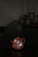 《玉兰石瓢》紫砂壶宜兴工艺美术师手工底槽青石瓢茶壶茶具