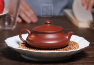 《玉扁》宜兴紫砂壶实力派名家手工红皮龙泡茶壶茶具