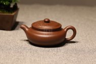 《扁腹》宜兴紫砂壶仿古紫泥泡茶壶