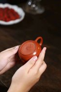 《剑流高潘》宜兴紫砂壶潘壶手工大红袍泡茶壶具