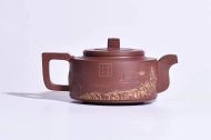 《万里长城》宜兴黄龙山清水泥紫砂壶茶具