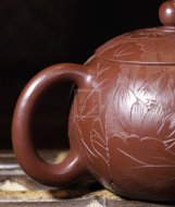 《荷韵西施》宜兴实力派名家手工紫砂壶西施全手工紫泥泡茶壶
