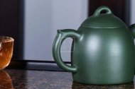 《秦权》紫砂壶全手工秦权茶壶老师民国绿壶