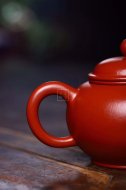 《水平》紫砂壶茶具水平大红袍壶全手工茶壶