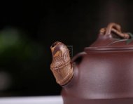 《君子竹》宜兴紫砂壶工艺美术师手工紫泥泡茶壶茶具