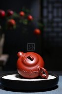 《道洪葫芦》宜兴紫砂壶工艺美术师手工刻绘大红袍创新壶泡茶壶具