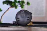 《三足汉韵》原矿黑铁砂宜兴紫砂壶纯全手工名家功夫泡茶壶茶具套装