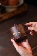 《雀竹杯》宜兴紫砂壶实力派名家手工黄龙山紫泥泡茶壶茶具