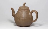 《六方茄瓜》段泥纯手工工艺美术师宜兴紫砂壶茶具茶壶