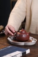 《三足乳丁》宜兴紫砂茶壶实力派名家保真纯手工紫泥乳鼎