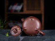 《松竹梅》紫砂壶宜兴高级工艺美术师手工泡茶壶紫泥茶具茶壶