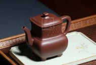 《清雅套具》正品宜兴紫砂壶功夫茶壶具全手工紫泥小品300cc