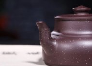 《金砂纳福》紫泥紫砂茶壶全手工工艺美术师宜兴原矿紫砂喝茶壶