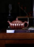 《龙如意》工艺美术师全手工花器紫朱泥紫砂壶
