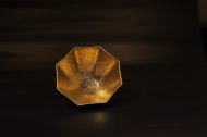 《鎏金日本功夫主人杯》宜兴紫砂壶纯手工金属中壶茶具泡茶壶