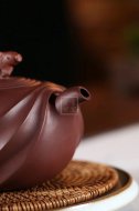 《博海浪击》宜兴紫砂壶工艺美术师手工茶壶紫泥创新壶