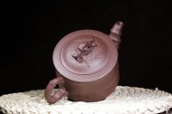 《竹节壶》宜兴紫砂壶助理工艺美术师手工竹节壶紫泥