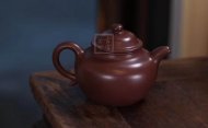 《大亨莲子》宜兴紫砂壶工艺美术员手工紫泥莲子茶壶具